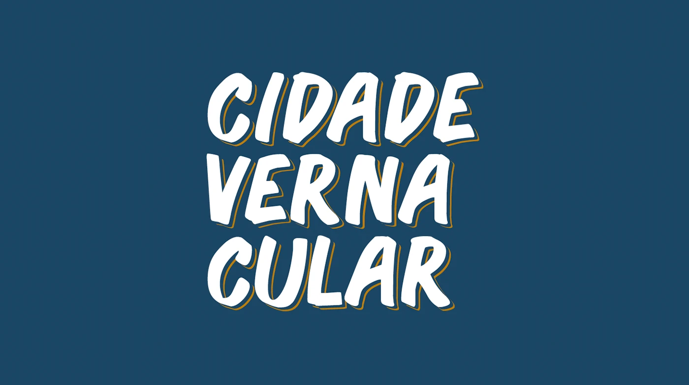 Cidade Vernacular — identidade tipográfica
